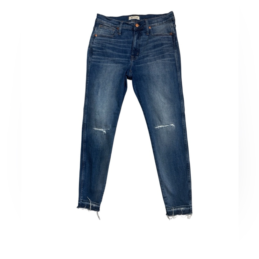 Madewell Women's Skinny Jeans in Dark Blue Denim